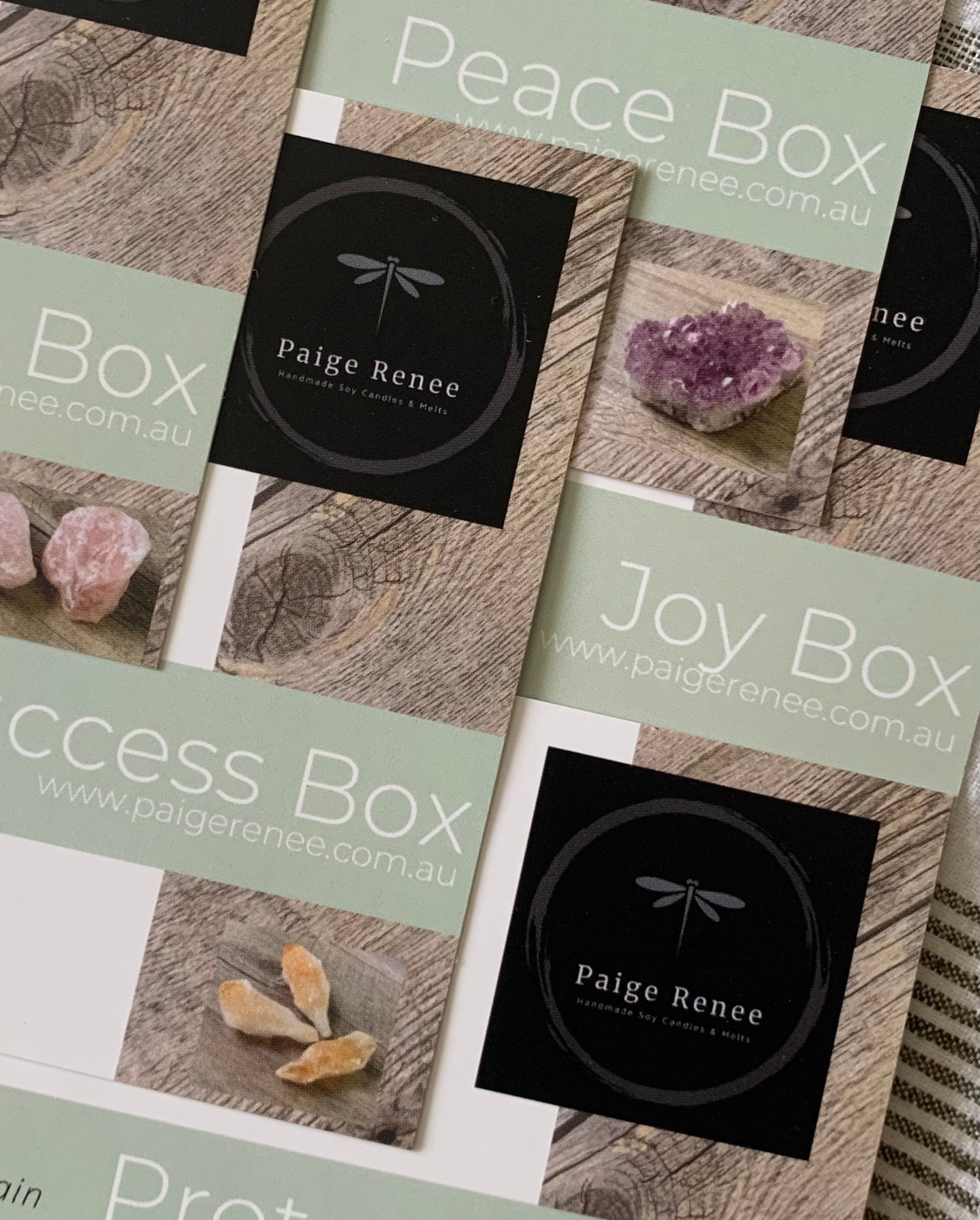 COURAGE Box | Amazonite | 50hr Candle + Crystals