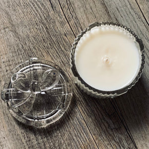 Clear Glass Collection | Bow Candle