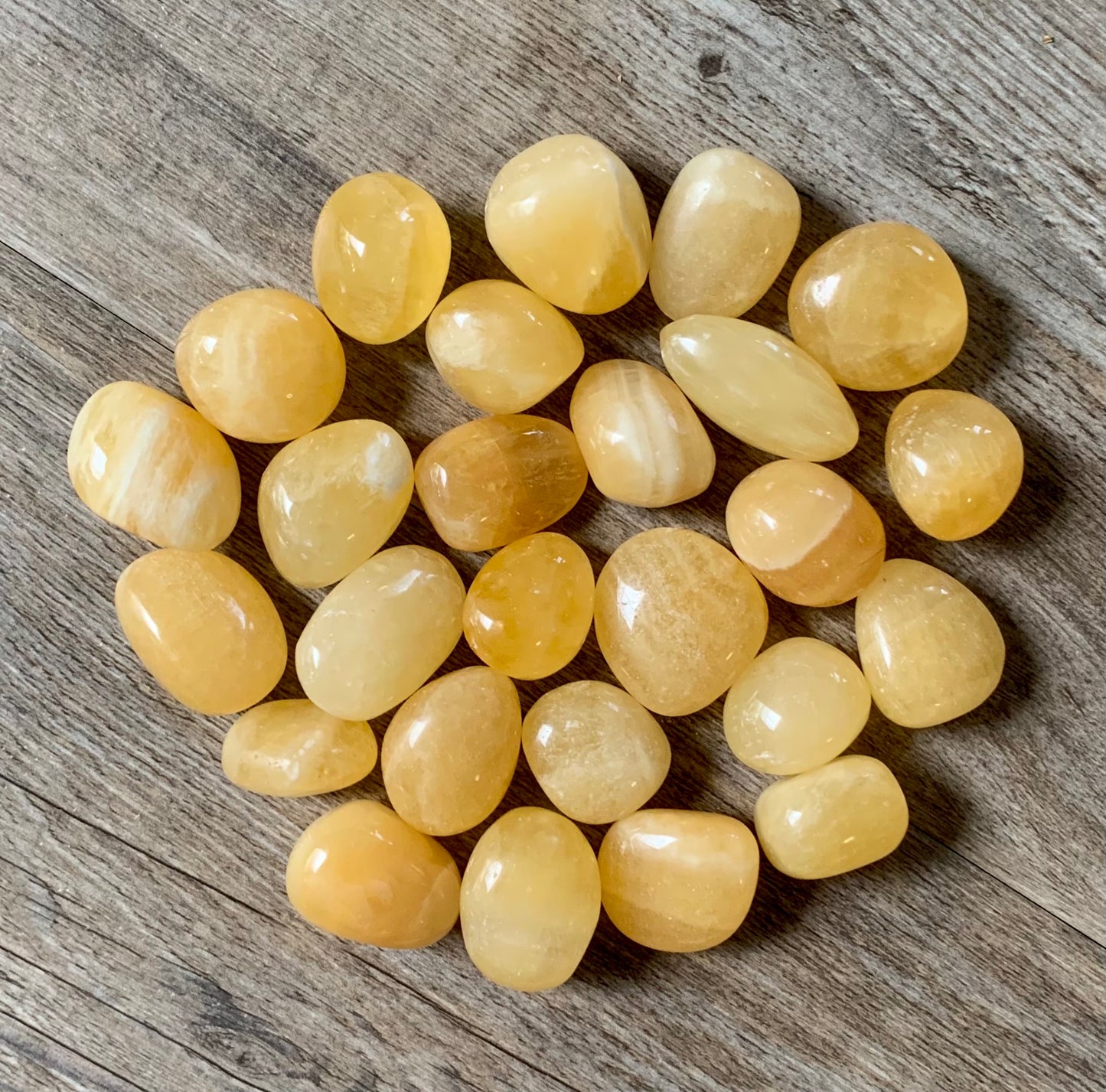 Orange Calcite | Tumbled Stone