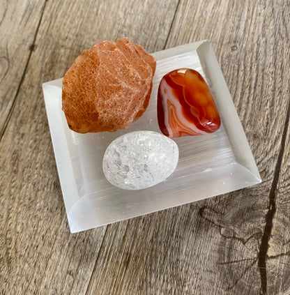 Selenite Charging Plate