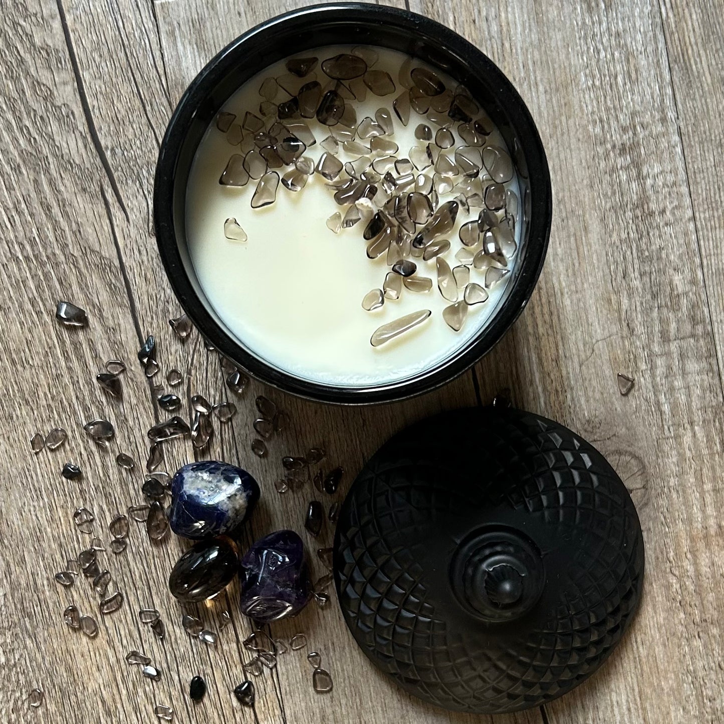 SAGITTARIUS Gift Box | 60hr Candle + Crystals | Zodiac Collection